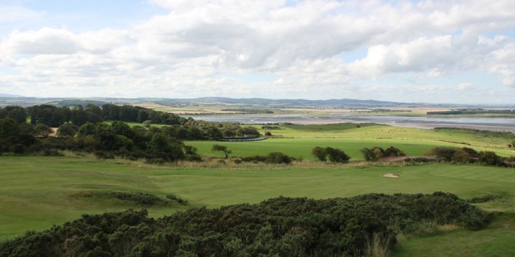 Budle Bay from Bamburgh Castle