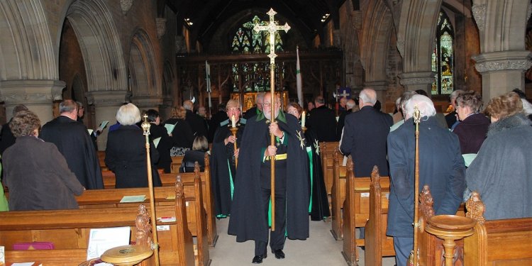 The Commandery procession