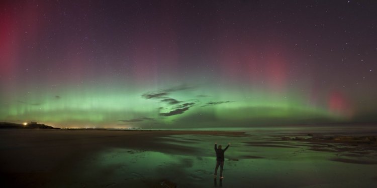 Aurora Borealis above the