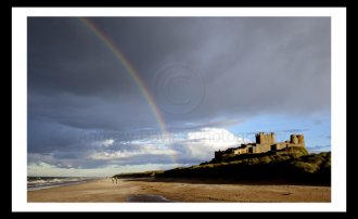 bamburgh palace northumberland north east landscape printing photo