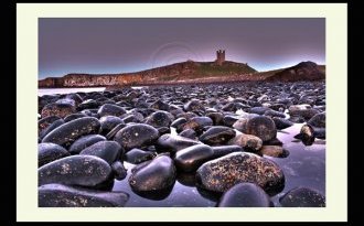 Dunstanbugh Castle Northumberland north-east Landscaspe printing photo