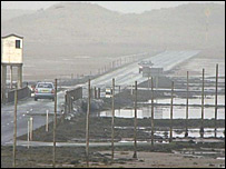 Lindisfarne causeway view