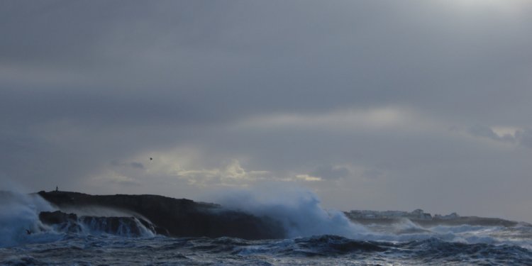 High tide Holy Island