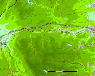 Northumberland Castles Map