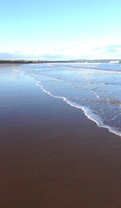 Warkworth Beach in November Sunshine