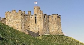 Warkworth Castle by Ron Dobson