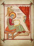 A page through the Lindisfarne Gospels (c) British Library Board