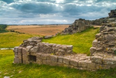 Landward part foundation walls
